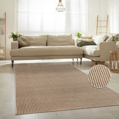 Paco Home - 200x290 cm - Beige - IndoorOutdoor - Rug - Publicité Paco Home - 200x290 cm - Beige - IndoorOutdoor - Rug - Publicité
