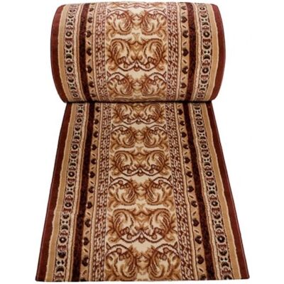 TAPISO Tapis Couloir Poil Court ATLAS Marron Beige Classique Polypropylène Intérieur 90x360 cm Marron - Publicité TAPISO Tapis Couloir Poil Court ATLAS Marron Beige Classique Polypropylène Intérieur 90x360 cm Marron - Publicité
