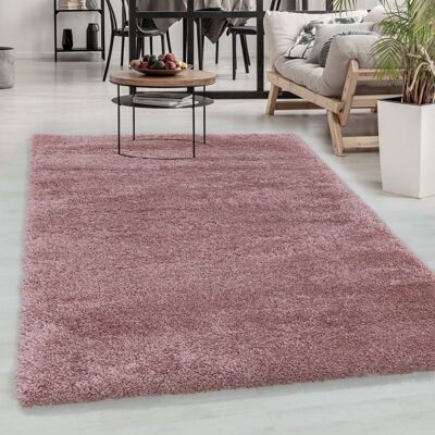 Carpetsale24 Tapis Shaggy unicolore Rose Tapis 200x290 cm Tapis Salon Chambre Doux à Poils Longs Rose - Publicité Carpetsale24 Tapis Shaggy unicolore Rose Tapis 200x290 cm Tapis Salon Chambre Doux à Poils Longs Rose - Publicité