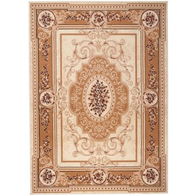 TAPISO Tapis Salon Poils Courts ATLAS Beige Crème Médaillon Polypropylène Intérieur 200x300 cm Beige - Publicité TAPISO Tapis Salon Poils Courts ATLAS Beige Crème Médaillon Polypropylène Intérieur 200x300 cm Beige - Publicité