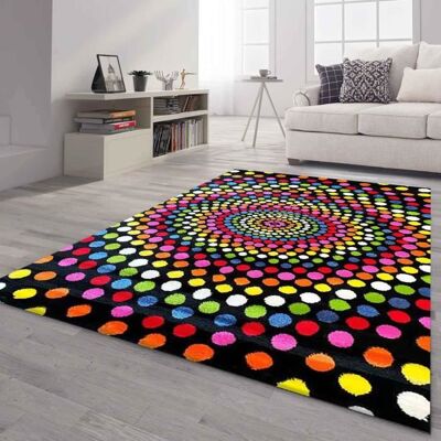 Tapis - VIMODA - 200x290 cm - Synthétique - Moderne - Uni - Publicité Tapis - VIMODA - 200x290 cm - Synthétique - Moderne - Uni - Publicité