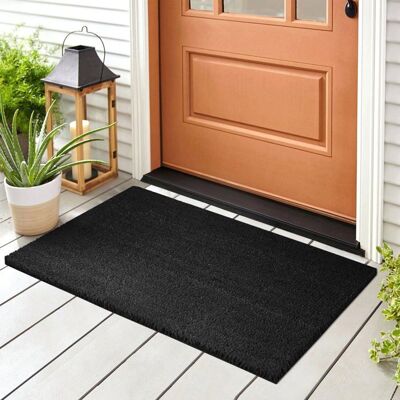 KARAT Tapis sur mesure en Fibres de Noix de Coco Noir 24 mm 90 x 150 cm Noir - Publicité KARAT Tapis sur mesure en Fibres de Noix de Coco Noir 24 mm 90 x 150 cm Noir - Publicité