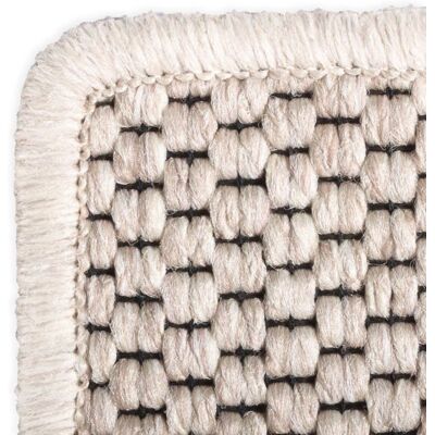 KARAT Tapis de couloir sur mesure Kalkutta surface bouclée Crème 80 x 150 cm Beige - Publicité KARAT Tapis de couloir sur mesure Kalkutta surface bouclée Crème 80 x 150 cm Beige - Publicité