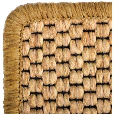 KARAT Tapis de couloir sur mesure Kalkutta surface bouclée Nature 200 x 50 cm Marron - Publicité KARAT Tapis de couloir sur mesure Kalkutta surface bouclée Nature 200 x 50 cm Marron - Publicité