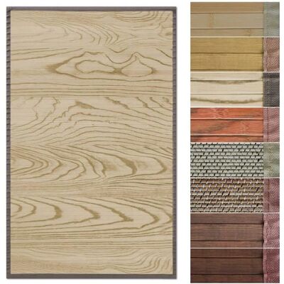 Tapis - KARAT - Magenta - 120 x 180 cm - Bord en tissu - Fibres naturelles - Antidérapant Marron - Publicité Tapis - KARAT - Magenta - 120 x 180 cm - Bord en tissu - Fibres naturelles - Antidérapant Marron - Publicité