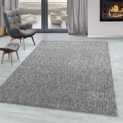 SIMPEX Tapis à poil ras Gabbeh optique robuste chambre moquette Bureau à domicilev Gris Clair 160 x 230 cm Gris - Publicité SIMPEX Tapis à poil ras Gabbeh optique robuste chambre moquette Bureau à domicilev Gris Clair 160 x 230 cm Gris - Publicité