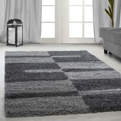 Tapis à poil long Simpex KAIA Gris - Tapis - Publicité Tapis à poil long Simpex KAIA Gris - Tapis - Publicité