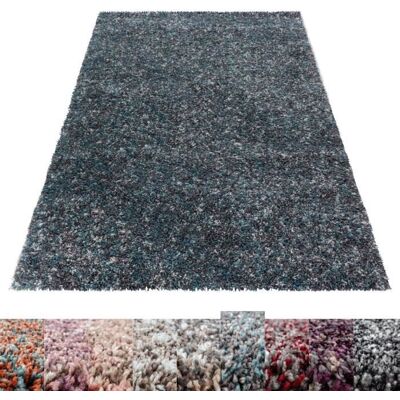 Tapis Salon Shaggy - Chantal - Bleu - 120 x 170 cm - 100% Polypropylène - SIMPEX Bleu - Publicité Tapis Salon Shaggy - Chantal - Bleu - 120 x 170 cm - 100% Polypropylène - SIMPEX Bleu - Publicité