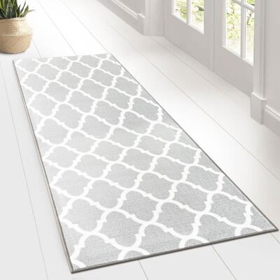 KARAT Tapis de couloir Navan Antidérapant 80 x 150 cm Gris - Publicité KARAT Tapis de couloir Navan Antidérapant 80 x 150 cm Gris - Publicité