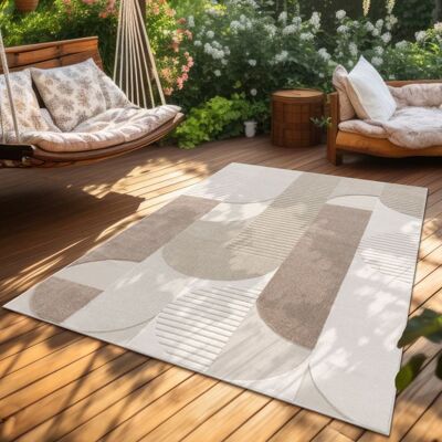Paco Home - Alfombra Nord Boho Chic - Beige - Rug - Publicité Paco Home - Alfombra Nord Boho Chic - Beige - Rug - Publicité