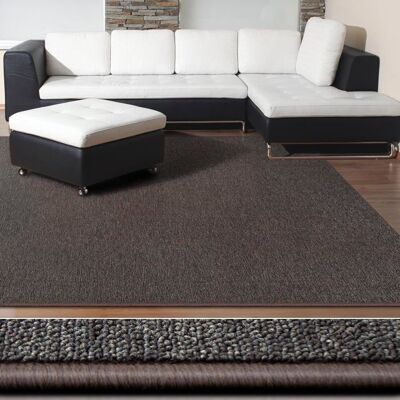 CASA PURA Tapis sur mesure personnalisée pour tous vos espaces Marron foncé 160 x 230 cm Marron - Publicité CASA PURA Tapis sur mesure personnalisée pour tous vos espaces Marron foncé 160 x 230 cm Marron - Publicité