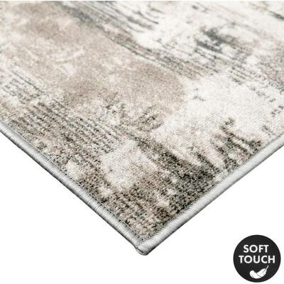 FLOORDIREKT Tapis de couloir 80 x 500 cm Ravena Sable - Style élégant Beige - Publicité FLOORDIREKT Tapis de couloir 80 x 500 cm Ravena Sable - Style élégant Beige - Publicité
