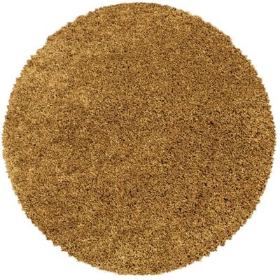 Carpetsale24 Uni Tapis de Salon Shaggy Uni Tapis Orcouleur 160 cm Rond Chambre Tapis Poil Long Moelleux et Doux Jaune - Publicité Carpetsale24 Uni Tapis de Salon Shaggy Uni Tapis Orcouleur 160 cm Rond Chambre Tapis Poil Long Moelleux et Doux Jaune - Publicité