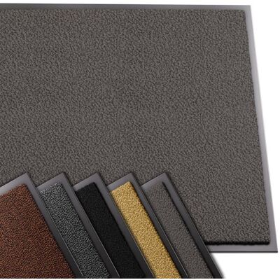 VOUNOT® Tapis de porte paillasson dentrée 90x120cm anthracite - antidérapant antipoussière imperméable lavable Gris - Publicité VOUNOT® Tapis de porte paillasson dentrée 90x120cm anthracite - antidérapant antipoussière imperméable lavable Gris - Publicité