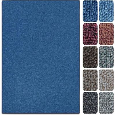 KARAT Tapis de Salon London Bleu foncé 200 x 200 cm Bleu - Publicité KARAT Tapis de Salon London Bleu foncé 200 x 200 cm Bleu - Publicité