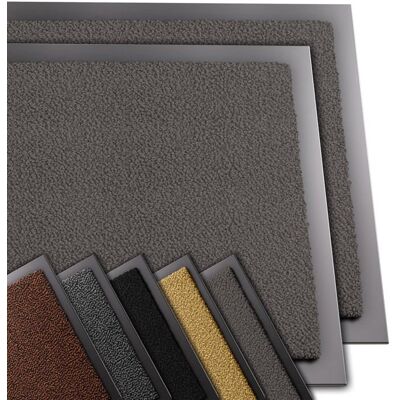 VOUNOT® Lot de 2 Tapis de porte paillasson dentrée 40x60cm anthracite - antidérapant antipoussière imperméable lavable Gris - Publicité VOUNOT® Lot de 2 Tapis de porte paillasson dentrée 40x60cm anthracite - antidérapant antipoussière imperméable lavable Gris - Publicité