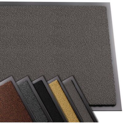 VOUNOT® Tapis de porte paillasson dentrée 60x90cm anthracite - antidérapant antipoussière imperméable lavable Gris - Publicité VOUNOT® Tapis de porte paillasson dentrée 60x90cm anthracite - antidérapant antipoussière imperméable lavable Gris - Publicité