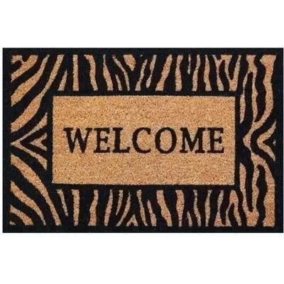 Manutan - Coco Naturel 40x60 - Zebra - Tapis - Publicité Manutan - Coco Naturel 40x60 - Zebra - Tapis - Publicité