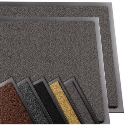 VOUNOT® Lot de 2 Tapis de porte paillasson dentrée 60x90cm anthracite - antidérapant antipoussière imperméable lavable Gris - Publicité VOUNOT® Lot de 2 Tapis de porte paillasson dentrée 60x90cm anthracite - antidérapant antipoussière imperméable lavable Gris - Publicité
