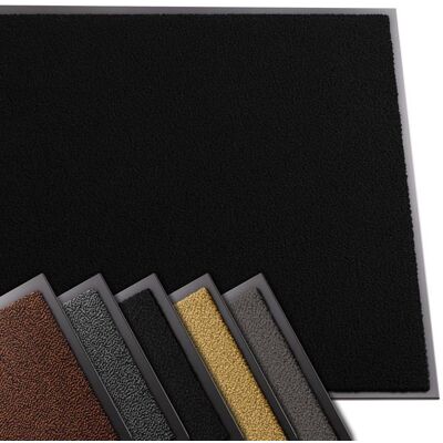 VOUNOT® Tapis de porte paillasson dentrée 90x150cm noir - antidérapant antipoussière imperméable lavable Noir - Publicité VOUNOT® Tapis de porte paillasson dentrée 90x150cm noir - antidérapant antipoussière imperméable lavable Noir - Publicité