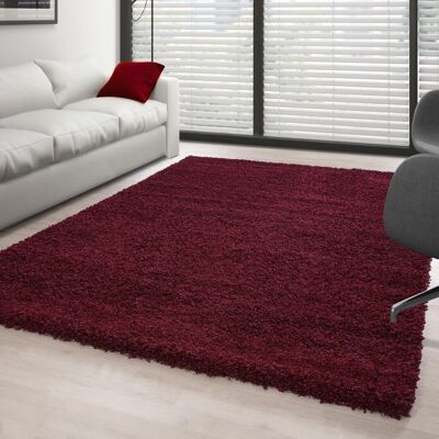 Tapis Shaggy - Ayyildiz - Rouge - 200x290 cm - 30 mm de hauteur de pile - Intérieur Rouge - Publicité Tapis Shaggy - Ayyildiz - Rouge - 200x290 cm - 30 mm de hauteur de pile - Intérieur Rouge - Publicité
