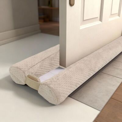 COMME Boudin de porte isolant - Double joint Anti bruit et poussière - Porte - 66 76cm Beige Beige - Publicité COMME Boudin de porte isolant - Double joint Anti bruit et poussière - Porte - 66 76cm Beige Beige - Publicité