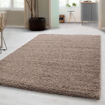 Carpetsale24 Uni Tapis de Salon Shaggy Uni Tapis Beige 240x340 cm Chambre Tapis Poil Long Moelleux et Doux Beige - Publicité Carpetsale24 Uni Tapis de Salon Shaggy Uni Tapis Beige 240x340 cm Chambre Tapis Poil Long Moelleux et Doux Beige - Publicité