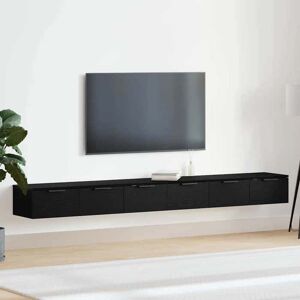 VIDAXL HSF® Meuble mural avec tiroir - 2 pcs - Chêne noir 102x30x20 cm - Étagère flottante/Étagère de rangement suspendue rsx8438090 Noir - Publicité VIDAXL HSF® Meuble mural avec tiroir - 2 pcs - Chêne noir 102x30x20 cm - Étagère flottante/Étagère de rangement suspendue rsx8438090 Noir - Publicité