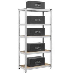 Étagère de Rangement - SONGMICS - Charge Lourde - 50x100x200 cm - 875 kg - Argent - Publicité Étagère de Rangement - SONGMICS - Charge Lourde - 50x100x200 cm - 875 kg - Argent - Publicité