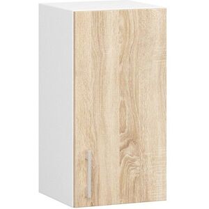 Meuble de cuisine haut AKORD W30 LIMA modulable Blanc 30 cm 1 porte façade Chêne Sonoma 2 étagères 30x305x58 cm Blanc - Publicité Meuble de cuisine haut AKORD W30 LIMA modulable Blanc 30 cm 1 porte façade Chêne Sonoma 2 étagères 30x305x58 cm Blanc - Publicité