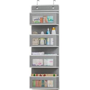NETBOAT Sac de Rangement Suspendu Organisateur Suspendu sur Porte avec 4 Transparent Compartiment Multiusages Étagère Suspendue (Gris) Gris - Publicité NETBOAT Sac de Rangement Suspendu Organisateur Suspendu sur Porte avec 4 Transparent Compartiment Multiusages Étagère Suspendue (Gris) Gris - Publicité