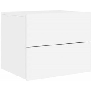 VIDAXL Bon plan Chevet/Meuble de Rangement - JILI HOT - Table de chevet murale avec lumières LED blanc - Pour Chambre Thome3057653 Blanc - Publicité VIDAXL Bon plan Chevet/Meuble de Rangement - JILI HOT - Table de chevet murale avec lumières LED blanc - Pour Chambre Thome3057653 Blanc - Publicité