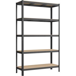 Étagère de Rangement 5 Niveaux - SONGMICS - 60x120x200cm - 750kg - Style Industriel - Gris Gris - Publicité Étagère de Rangement 5 Niveaux - SONGMICS - 60x120x200cm - 750kg - Style Industriel - Gris Gris - Publicité