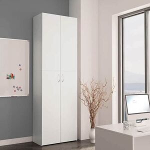 VIDAXL Bon plan Armoire de bureau Buffet haut - JILI HOT - meuble de rangement Blanc 60 x 32 x 190cm - Bois dingénierie Thome1302260 Blanc - Publicité VIDAXL Bon plan Armoire de bureau Buffet haut - JILI HOT - meuble de rangement Blanc 60 x 32 x 190cm - Bois dingénierie Thome1302260 Blanc - Publicité
