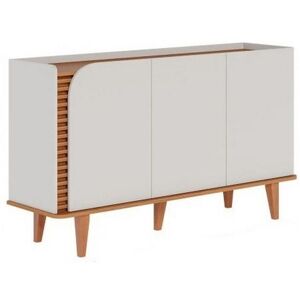 ACTUAL DIFFUSION Buffet Bas 3 Portes 5 Niches Blanc et Chêne 5 Pieds Bois L 136 H 79.2 P 39.3 cm - L 136 x l 39.3 x H 79.2 cm Blanc - Publicité ACTUAL DIFFUSION Buffet Bas 3 Portes 5 Niches Blanc et Chêne 5 Pieds Bois L 136 H 79.2 P 39.3 cm - L 136 x l 39.3 x H 79.2 cm Blanc - Publicité