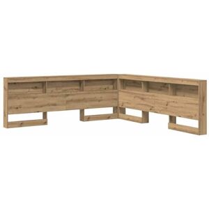 VIDAXL SALE 2026Tête de lit WINWIN - Panneau de Cadre de Lit - de rangement avec étagère Chêne artisanal 200cm 42.8 Kg 2145537 Marron - Publicité VIDAXL SALE 2026Tête de lit WINWIN - Panneau de Cadre de Lit - de rangement avec étagère Chêne artisanal 200cm 42.8 Kg 2145537 Marron - Publicité