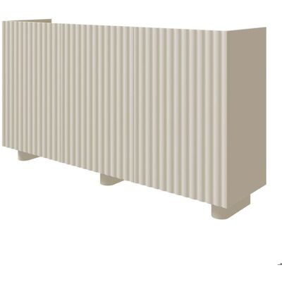 SELSEY Buffet 3 portes - FIORRA - 144 cm - grège Gris - Publicité SELSEY Buffet 3 portes - FIORRA - 144 cm - grège Gris - Publicité