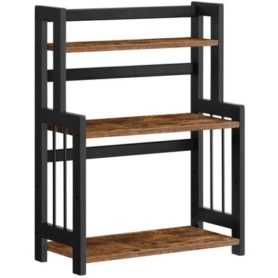 SONGMICS Étagère à Épices Cadre en Bambou pour Cuisine Salle à Manger Bureau Marron Rustique et Noir Marron - Publicité SONGMICS Étagère à Épices Cadre en Bambou pour Cuisine Salle à Manger Bureau Marron Rustique et Noir Marron - Publicité