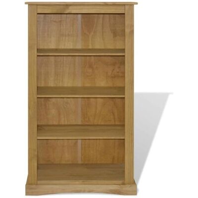 Bibliothèque - GENERIQUE - Corona Range - Pin ciré massif - 4 étagères - 81x29x150 cm Marron - Publicité Bibliothèque - GENERIQUE - Corona Range - Pin ciré massif - 4 étagères - 81x29x150 cm Marron - Publicité