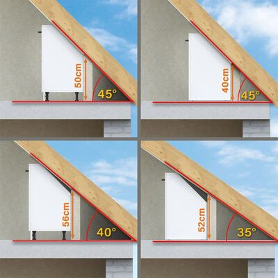 Meuble de rangement sous pente Rion 40x81.6cm avec 4 compartiments Blanc Vicco 57348 Blanc - Publicité Meuble de rangement sous pente Rion 40x81.6cm avec 4 compartiments Blanc Vicco 57348 Blanc - Publicité