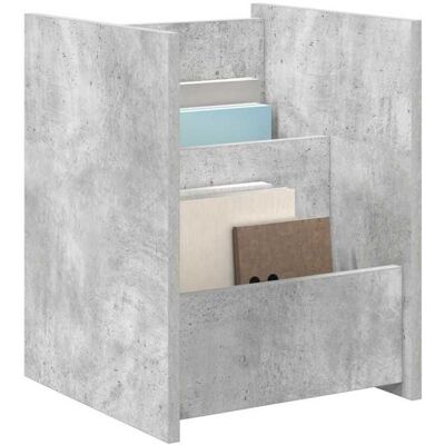 VIDAXL (21281)Moderne Étagère à magazines pour maison/bureau avec étagère Gris Béton 35x35x45 cm poid:7.63 kg Gris - Publicité VIDAXL (21281)Moderne Étagère à magazines pour maison/bureau avec étagère Gris Béton 35x35x45 cm poid:7.63 kg Gris - Publicité