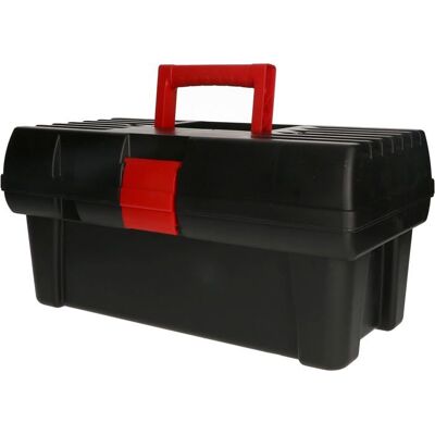 Boîte à outils 30 cm avec compartiment amovible - KOTARBAU® Noir - Publicité Boîte à outils 30 cm avec compartiment amovible - KOTARBAU® Noir - Publicité