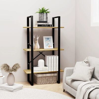 Étagère de rangement - vidaXL - 806512 - Bois de pin massif - 60x30x105 cm - Noir Noir - Publicité Étagère de rangement - vidaXL - 806512 - Bois de pin massif - 60x30x105 cm - Noir Noir - Publicité