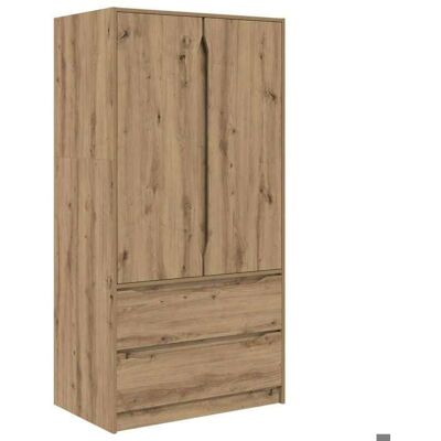 VIDAXL Style intemporel - Cabinet chambre/Organisateur vêtements - Marron - Armoire Chêne Artisanal 795x49x156cm Bois d’ingénierie @628763 Marron - Publicité VIDAXL Style intemporel - Cabinet chambre/Organisateur vêtements - Marron - Armoire Chêne Artisanal 795x49x156cm Bois d’ingénierie @628763 Marron - Publicité