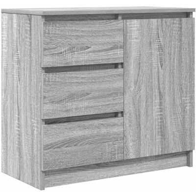 VIDAXL Enfilade/Bahut/Vitrine - Rustique - Buffet avec tiroir sonoma gris 71 x 35 x 65 cm bois dingénierie @480716 Gris - Publicité VIDAXL Enfilade/Bahut/Vitrine - Rustique - Buffet avec tiroir sonoma gris 71 x 35 x 65 cm bois dingénierie @480716 Gris - Publicité