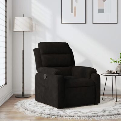 VIDAXL Printemps/été 2025 Fauteuil Relax SOLOMON Fauteuil inclinable noir velours - 75x92.5x100 cm LV6047 Noir - Publicité VIDAXL Printemps/été 2025 Fauteuil Relax SOLOMON Fauteuil inclinable noir velours - 75x92.5x100 cm LV6047 Noir - Publicité