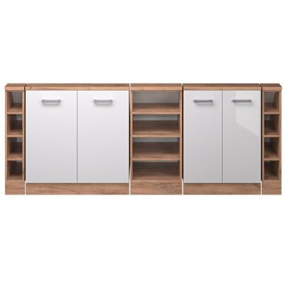 Ensembles de meuble de rangement sous pente Rion Lot de 5 Blanc Haute brillance Vicco 56050 Blanc - Publicité Ensembles de meuble de rangement sous pente Rion Lot de 5 Blanc Haute brillance Vicco 56050 Blanc - Publicité