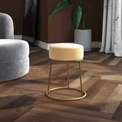 VIDAXL Petit Fauteuil 1 PLACE - pour salon - Chaise/ Tabouret rond Abricot Velours DÉCOSHOP 591324 2 ans garantie Beige - Publicité VIDAXL Petit Fauteuil 1 PLACE - pour salon - Chaise/ Tabouret rond Abricot Velours DÉCOSHOP 591324 2 ans garantie Beige - Publicité