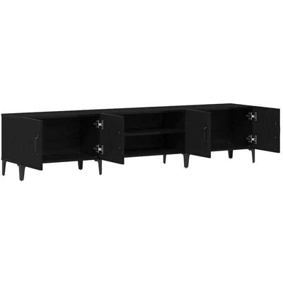VIDAXL NEUF Armoire TV - Noir - Meuble TV - TABLE TV - Chêne noir 180x315x40 cm - Bois dingénierie TT5368 Noir - Publicité VIDAXL NEUF Armoire TV - Noir - Meuble TV - TABLE TV - Chêne noir 180x315x40 cm - Bois dingénierie TT5368 Noir - Publicité