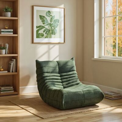 PERGAR Fauteuil paresseux Canapé paresseux Dossier inclinable pour salon Fauteuil de Sol Paresseux Vert Peluche Vert - Publicité PERGAR Fauteuil paresseux Canapé paresseux Dossier inclinable pour salon Fauteuil de Sol Paresseux Vert Peluche Vert - Publicité